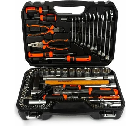 Набор инструмента АвтоDело 90предметов 1/2"DR 1/4"DR PRO 39890 10702