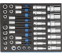 Набор головок с отверточными вставками GEDORE 1/2", в CT ложементе 2/4 2016516