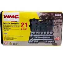Набор инструмента WMC TOOLS 3/4" 21 предмет WMC-6201B