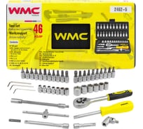 Набор инструмента WMC TOOLS 1/4"DR 46 предметов WMC-2462-5(47789)