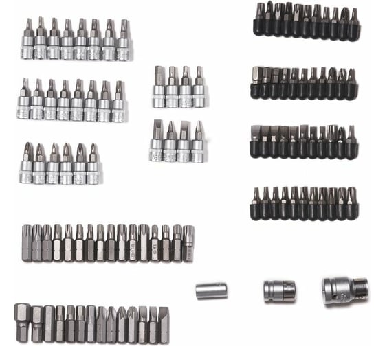 Набор инструмента WMC TOOLS 1/4"& 3/8"& 1/2"DR 216 предметов WMC-38841