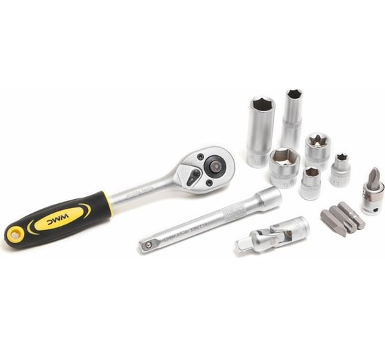 Набор инструмента WMC TOOLS 1/4"& 3/8"& 1/2"DR 216 предметов WMC-38841