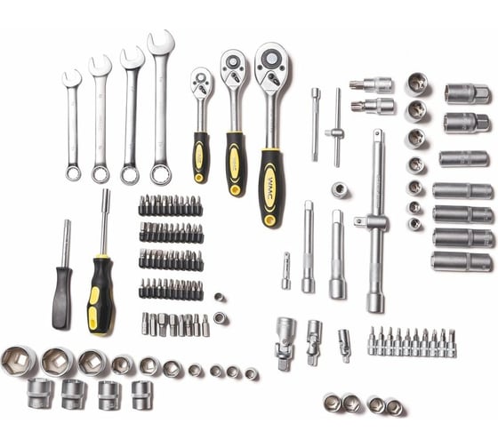 Набор инструмента WMC TOOLS 1/4"& 3/8"& 1/2"DR 216 предметов WMC-38841