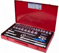 Набор головок с принадлежностями KING TONY 1/2", шестигранные, 8-32 мм, 33 предмета 4534MR06