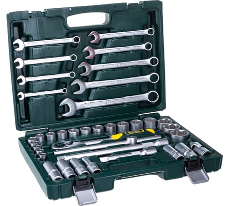 Набор инструмента KRAFTOOL Expert QUALITAT торцовые головки SUPER LOCK, 1/2, 38 предметов 27886-H38_z02