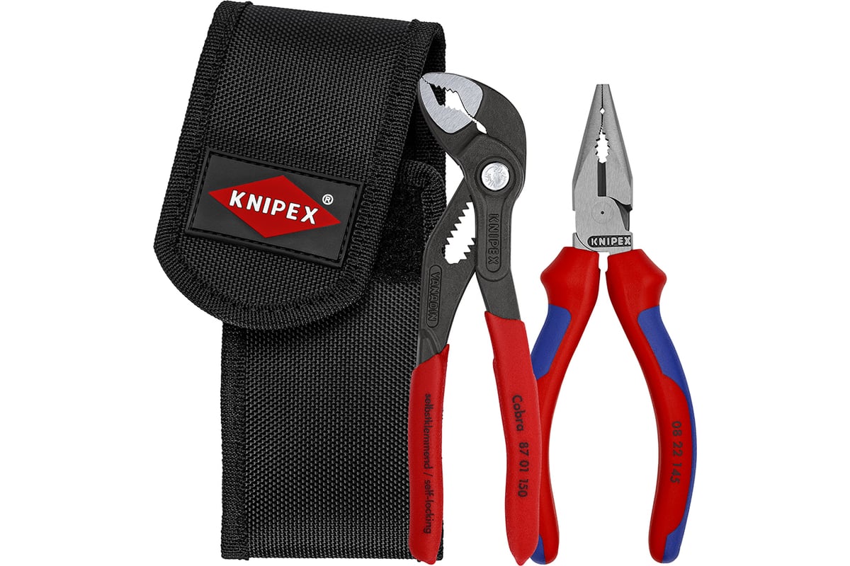  ШГИ KNIPEX в поясной сумке, 2 предмета KN-002072V06 - выгодная .