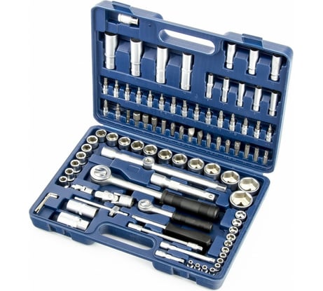 Набор инструмента СИБРТЕХ 1/2", 1/4" 94 предмета 13508