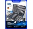 Набор инструментов Scheppach 1/4", 3/8", 1/2" 6, 12 гр. 4-32 мм, 216+2 предмета Sch-38841+2(59300) 2