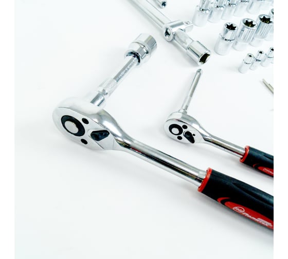 Набор слесарно-монтажный Политех Quality 1/4", 1/2" 108 предметов 2809613