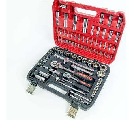 Набор слесарно-монтажный Политех Quality 1/4", 1/2", 94предмета 2809612