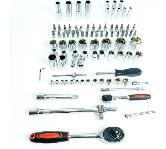Набор слесарно-монтажный Политех Quality 1/4", 1/2", 94предмета 2809612