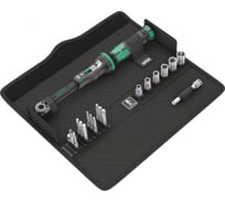 Набор торцевых головок с динамометрическим ключом WERA Click-Torque A 6 Set 1 20 предметов, WE-130110