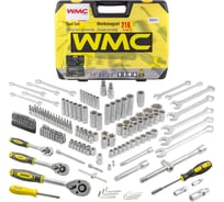 Набор инструмента WMC TOOLS 1/4", 3/8", 1/2"DR 216 предметов WMC-38841(47790)