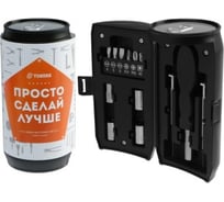 Набор инструментов, подарочный пластиковый кейс TUNDRA "Банка", 13 предметов 4506462