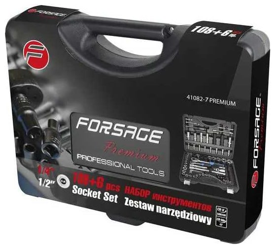 Набор инструментов Forsage PREMIUM 108+6предметов 49595 F-41082-7 PREMIUM(49595)