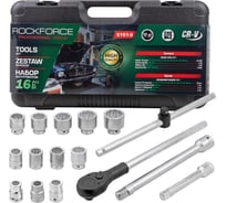 Набор инструментов Rockforce 3/4DR 12-гранный 16 предметов RF-6161-9(3460)