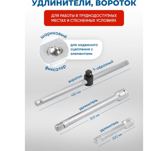 Набор инструментов Forsage 16пр F-6161-5(8386)