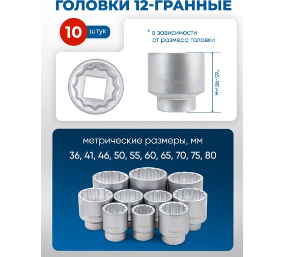 Набор инструментов Forsage ударных 15пр F-8141-9(6670)