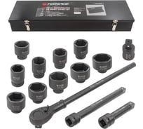 Набор инструментов Forsage ударных,15 предметов 1" 6 граней F-8141-5MPB(28581)