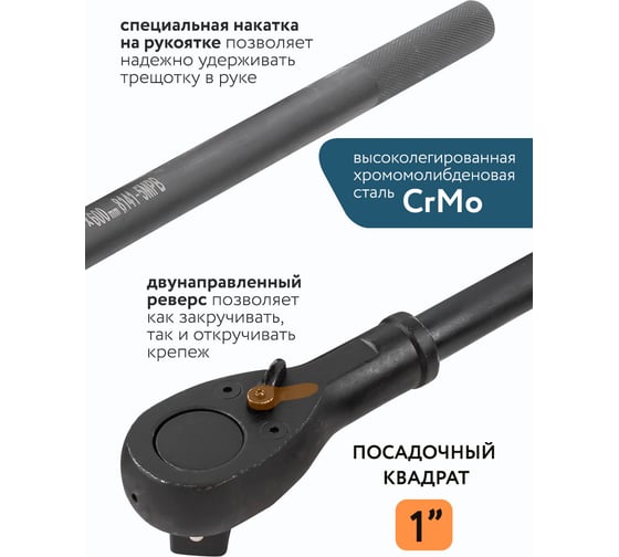 Набор инструментов Forsage ударных,15 предметов 1" 6 граней F-8141-5MPB(28581)
