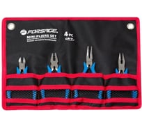 Набор шарнирно-губцевого инструмента Forsage мини 4 предметов 5"-125мм, на полотне F-5045A(25963)