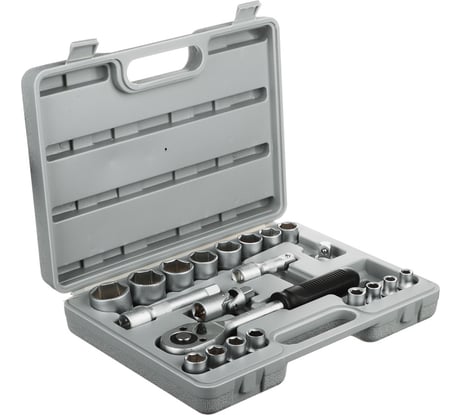 Набор головок ЕРМАК 21 предм. 8-32мм с карданным шарниром 1/2 736-006