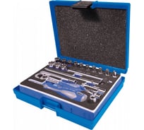 Набор торцевых головок с принадлежностями KING TONY 1/4", шестигранные, 4-14 мм, 21 предмет, в комплекте фонарик  M2524MRV