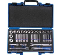 Набор торцевых головок KING TONY 3/8", двенадцатигранные, 7-24 мм, 33 пр., в комплекте бейсболка M3033MRV