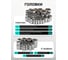 Набор инструментов MAMEDFORCE 180 предметов, 1/4", 3/8", 1/2" (6гр.) MF-41802-5(58098) 5