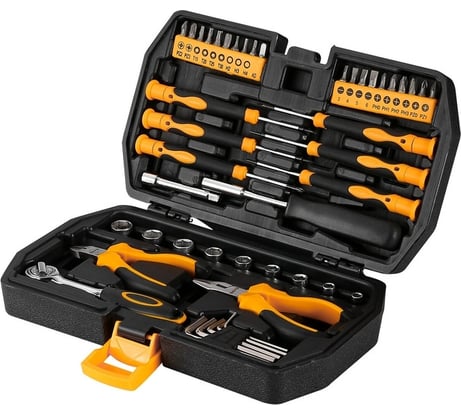 Отвертка с набором бит и головок DEKO TZ45 45 предметов в кейсе 065-0313