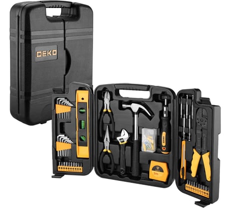 Набор инструмента для дома в чемодане DEKO DKMT130 065-0741