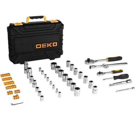 Набор инструмента для авто в чемодане DEKO DKMT72 065-0734