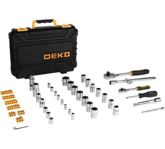 Набор инструмента для авто в чемодане DEKO DKMT72 065-0734