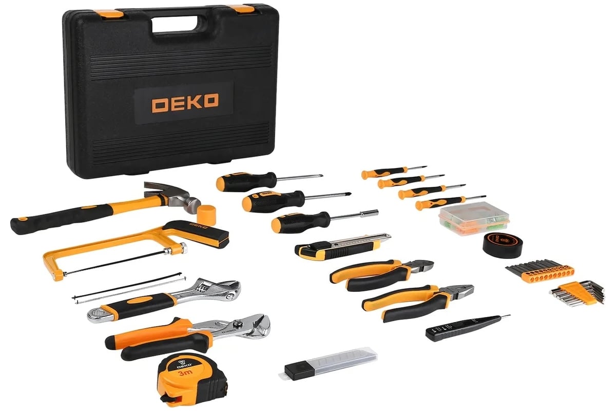  набор инструмента для дома в чемодане DEKO DKMT102 065 .