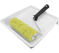 Набор DECOR реальный Ванночка 260x290 мм Валик 180 мм, бюгель 6 мм, ворс 18 мм, полиакрил зеленый 	670-8881