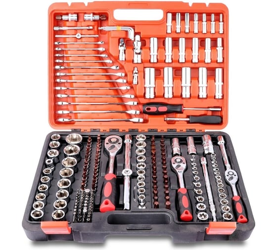 Набор инструментов GOODKING 216 предметов 1/2", 3/8", 1/4" K-10216