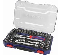 Набор торцевых головок WORKPRO 6-гранные, 3/8", в кейсе,  47 шт WP202523