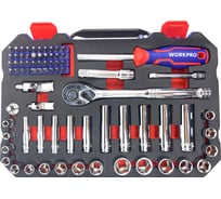 Набор инструментов WORKPRO 3/8" 75шт WP202524