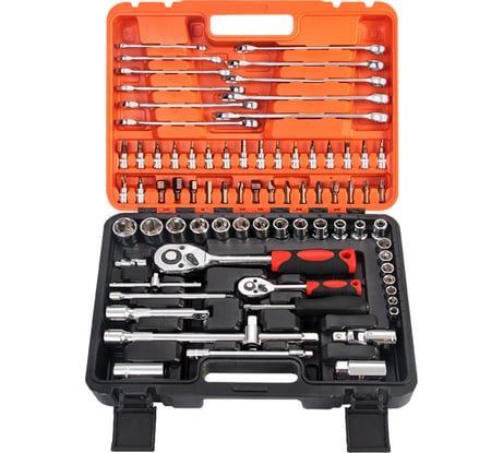 Набор инструментов GOODKING 78 предметов 1/2" 1/4" K-10078