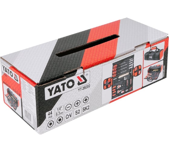 Набор инструментов YATO в сумке 44пр. YT-39280