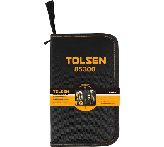 Набор инструментов TOLSEN 9 пр, чехол 85300