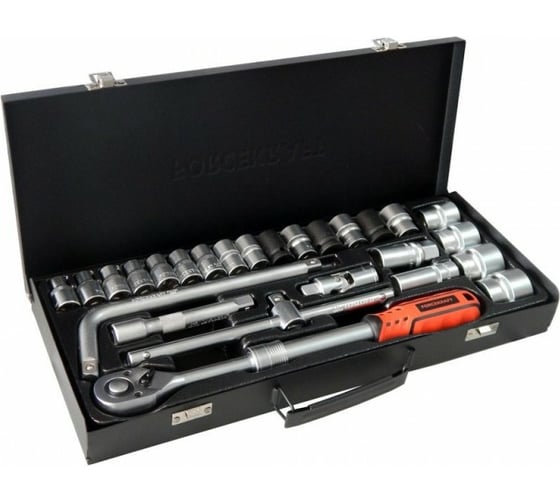 Набор инструментов FORCEKRAFT 26пр, 1/2" Profi, в металлическом кейсе 26254 FK-4255 1