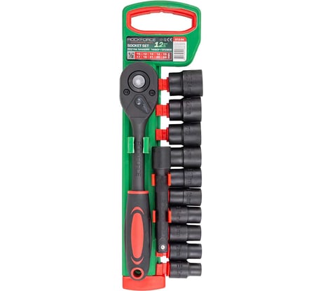 Набор головок Rockforce 12 предметов, 1/2" RF-012-5K(59791)