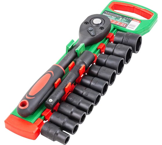 Набор головок Rockforce 12 предметов, 1/2" RF-012-5K(59791)