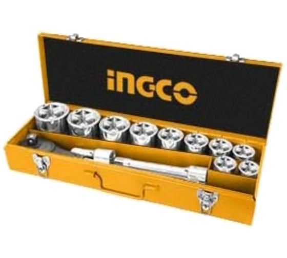 Набор торцевых головок (15 предметов; 30-60 мм; 3/4") INDUSTRIAL INGCO HKTS034151