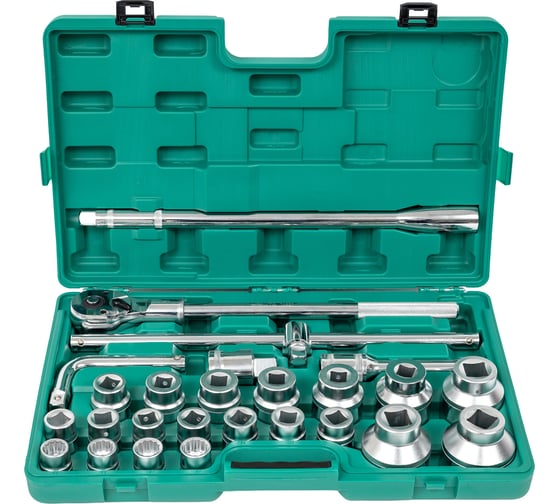 Набор инструментов SATA 3/4", 21-65 мм, 26 предметов 09016 1