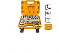 Набор торцевых головок INGCO 1/2 с трещоткой 20 предметов HKTS12201