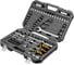 Набор инструментов Denzel 1/2", 1/4", CrV, S2, пластиковый кейс, 82 предмета 15809 17
