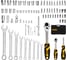 Набор инструментов Denzel 1/2", 1/4", CrV, S2, пластиковый кейс, 82 предмета 15809 18