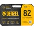 Набор инструментов Denzel 1/2", 1/4", CrV, S2, пластиковый кейс, 82 предмета 15809 34